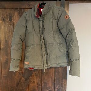 Columbia Olive Puffer Jacket